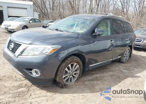 2014 Nissan Pathfinder Sl из США, поврежденный, VIN 5N1AR2MM0EC649348